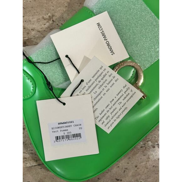 NEW NWT Sandro Janet Leather Bag - Picture 5 of 8